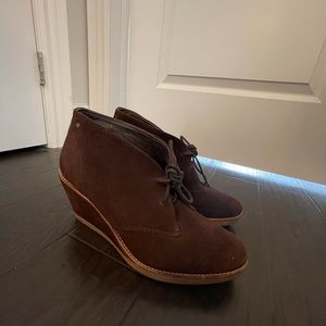 Coach suede booties